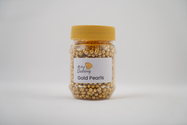 Gold Pearls Edible Sprinkles