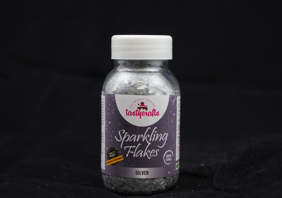 Silver Sparkling Flakes (Small)