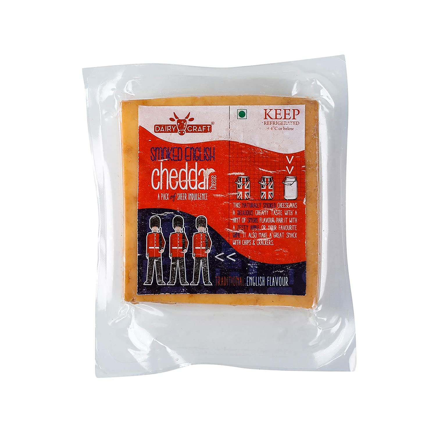 Smoked English Cheddar Cheese, 200gm