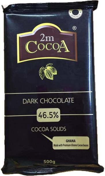 Buy 2M Cocoa Dark Chocolate 46.5% - 500gm - All About Baking