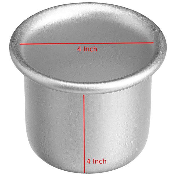 Tall Cake Tin - Round Aluminium Mould Tall 4 Inches by 4 Inches - All About Baking