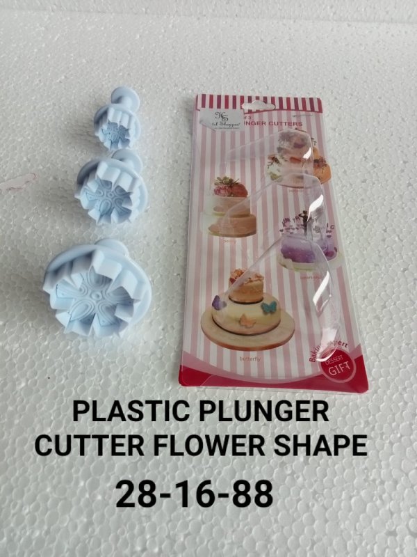 Flower Fondant Cutter, Plunger Cutter - All About Baking