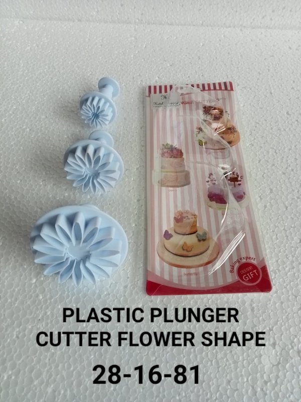 Plunger Cutter Flower Shape - All About Baking